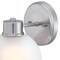 Westinghouse Fixture Wall 60W Dorney, Brushed Nickel Frosted Glassobe Glass 6124700 - alternate 2